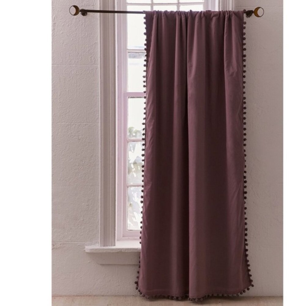 Brand New - UO Blackout Pompom Curtain